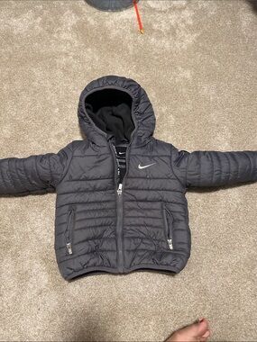 Nike Gray Hooded Jacket (24m)